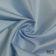 Triple organza de soie sauvage chiné gris acier blanc naturel