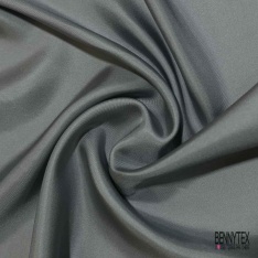 Twill de soie uni blanc discret