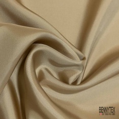 Twill de soie uni gris argent