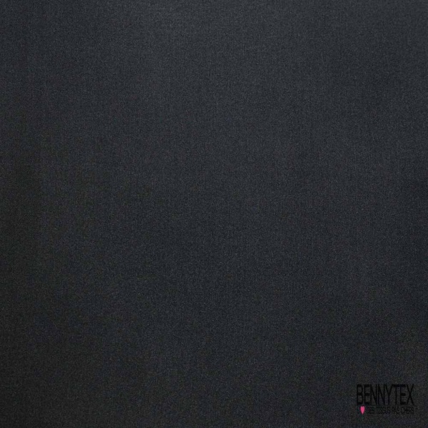 Twill coton soie uni bleu nuit