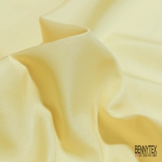 Twill coton soie uni bleu nuit