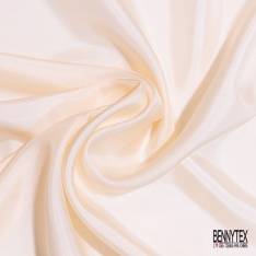 Pongé de soie uni rose dragées