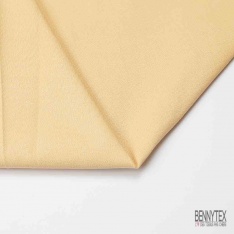 Coupon 3m Toile coton épaisse jaune chamois