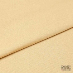 Coupon 3m Toile coton épaisse jaune chamois
