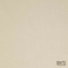 Coupon 3m Toile coton épaisse crème à la vanille