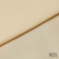 Coupon 3m Toile coton épaisse crème à la vanille