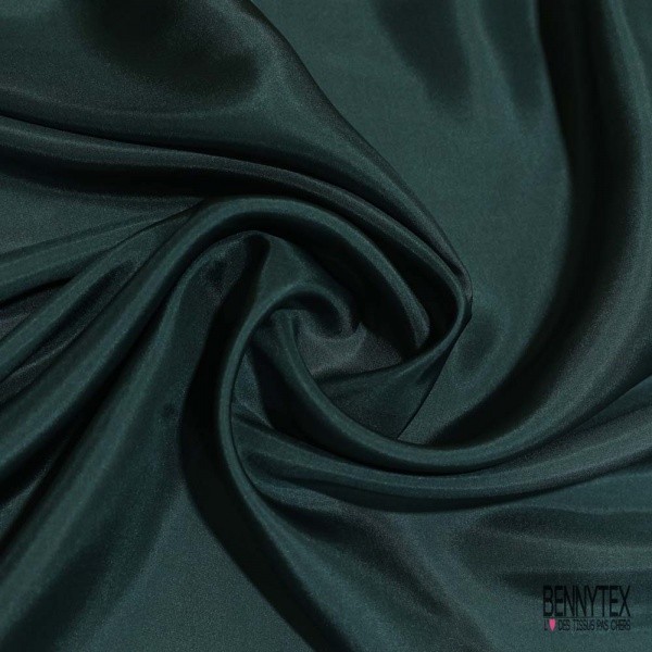 Pongé de soie uni anthracite