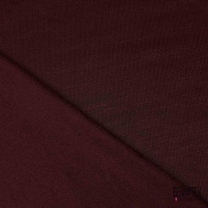 Molleton gratté fin bordeaux