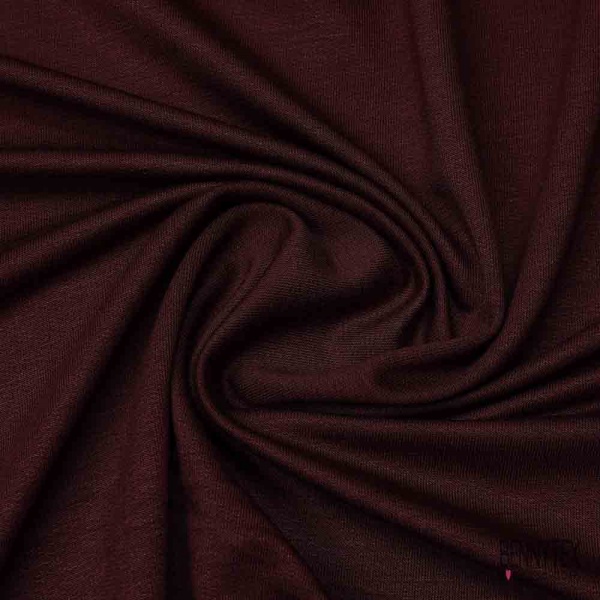 Molleton gratté fin bordeaux