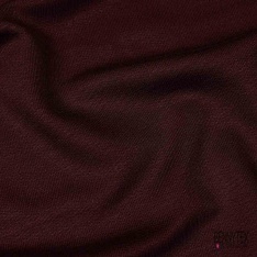 Molleton gratté fin bordeaux