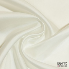 Twill de soie imprimé géomatrique marine gris moyen