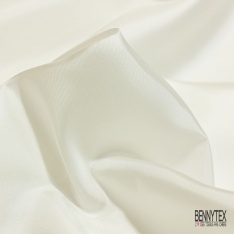 Twill de soie imprimé géomatrique marine gris moyen