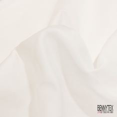 Organza de soie uni noir