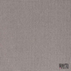 Jersey maille milano fin chiné beige blanc discret