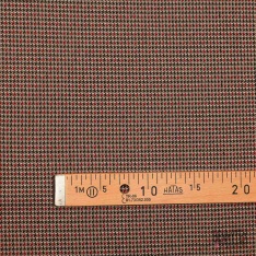 Jersey milano imprimé géométrique noir gris moyen