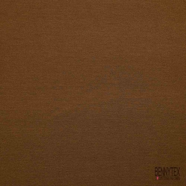 Maille jersey milano polyamide viscose élasthanne camel