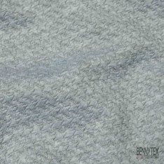 Maille gaufrée élasthanne uni jaune d'or