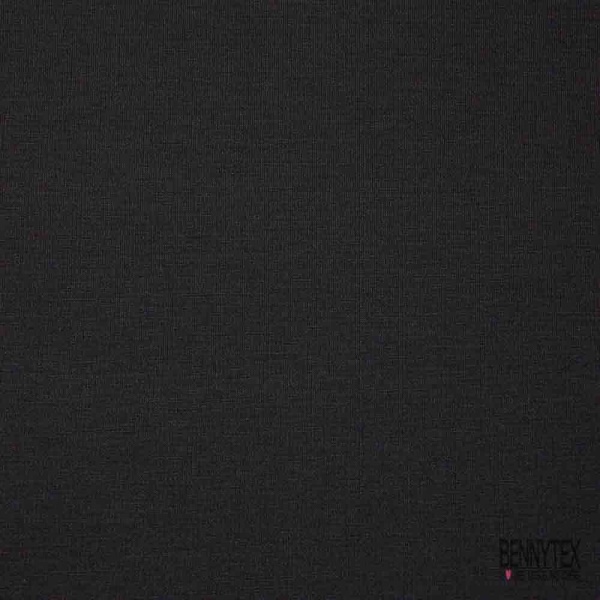 Jersey milano polyamide viscose élasthanne uni bleu nuit