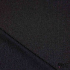 Jersey milano polyamide viscose élasthanne uni bleu nuit