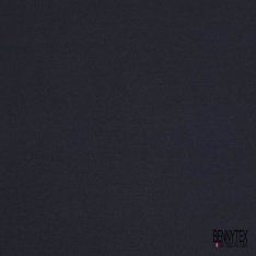 Jersey coton piqué lourd élasthanne uni bleu nuit