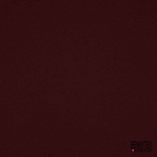 Molleton gratté fin bordeaux