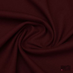 Molleton gratté fin bordeaux
