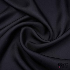 Twill de soie uni blanc discret petite laize