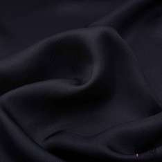 Twill de soie uni blanc discret petite laize