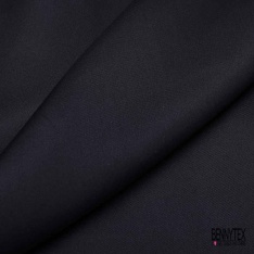 Twill de soie uni blanc discret petite laize