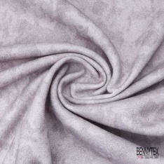 Molleton gratté imprimé étoile éclair blanc fond noir grande laize