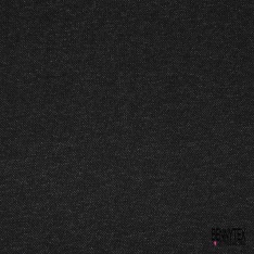 Jersey milano imprimé fantaisie point gris clair fond noir