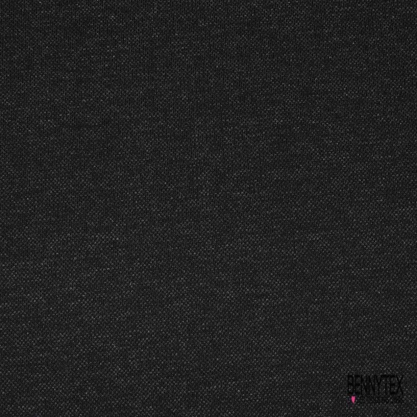 Jersey milano chiné charbon gris clair