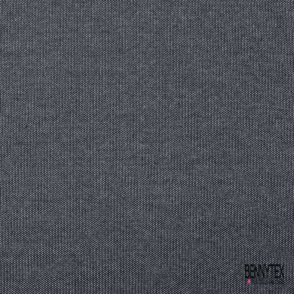 Jersey milano chiné noir blanc petite laize