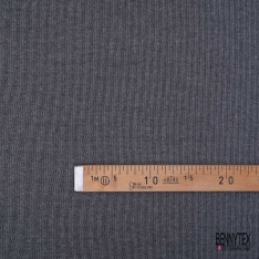 Jersey milano chiné charbon gris clair