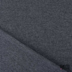 Jersey milano chiné charbon gris clair