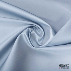 Organza polyester uni blanc optique