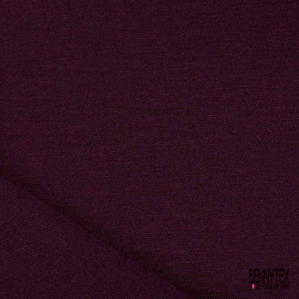 Jersey viscose uni bordeaux