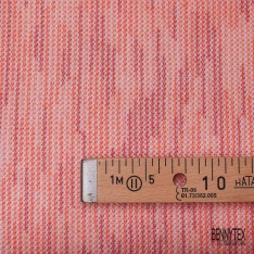 Jersey tricot lache rayon coton chiné beige crème verdâtre