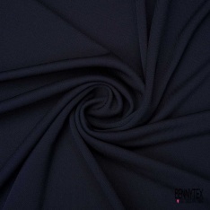 Maille polyester élasthanne uni blanc cassé