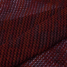 Laine tricot fantaisie ton chaud motif abstrait