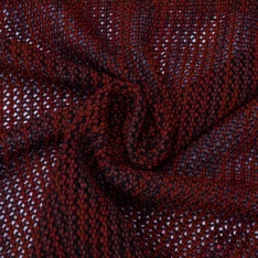 Laine tricot fantaisie ton chaud motif abstrait