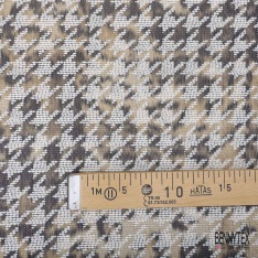 Coupon 3m Jacquard fin chiné bleu électrique noir lurex bleu roi