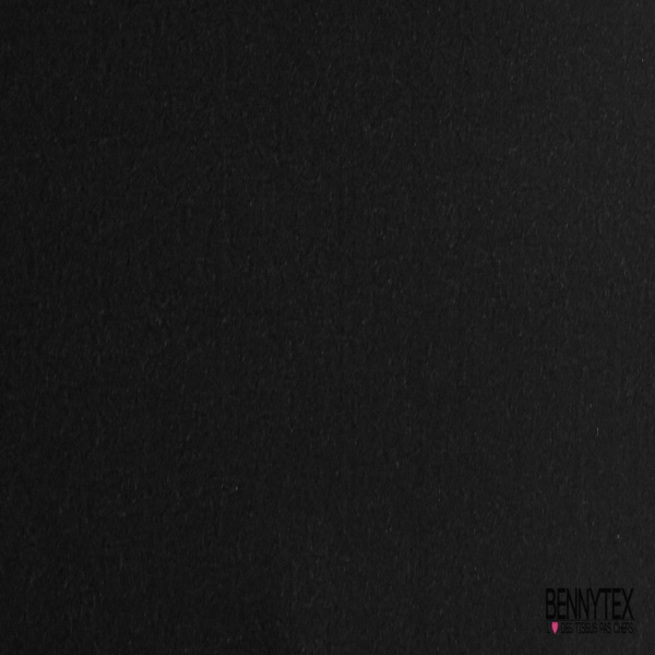 Crêpe georgette de soie uni noir petite laize