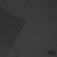 Crêpe georgette de soie uni noir petite laize