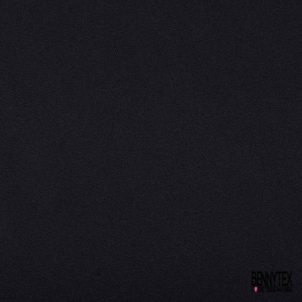 Maille polyester élasthanne uni charbon