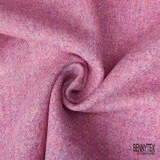 Twill de cachemire laine moyen uni blanc naturel