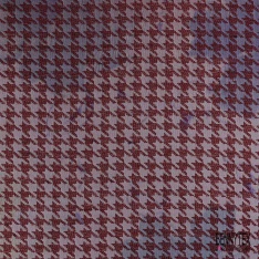 Coupon 3m Jacquard pied de coq prune find motif abstrait aquarelle