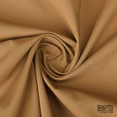 Gabardine de coton élasthanne digitale imprimé géométrique gazon fond blanc discret