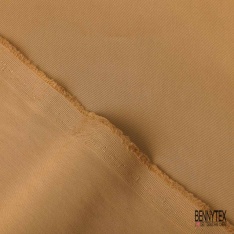 Gabardine de coton élasthanne digitale imprimé géométrique gazon fond blanc discret