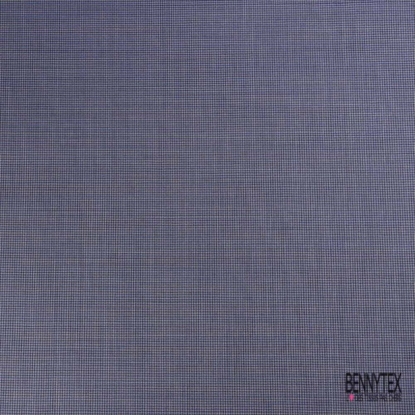 Laine froide tailleur élasthanne uni gris moyen chiné blanc optique